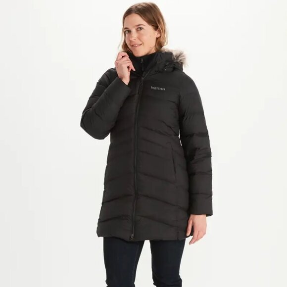 Marmot Montreal Down Coat, Black in XL - Picture 4 of 14